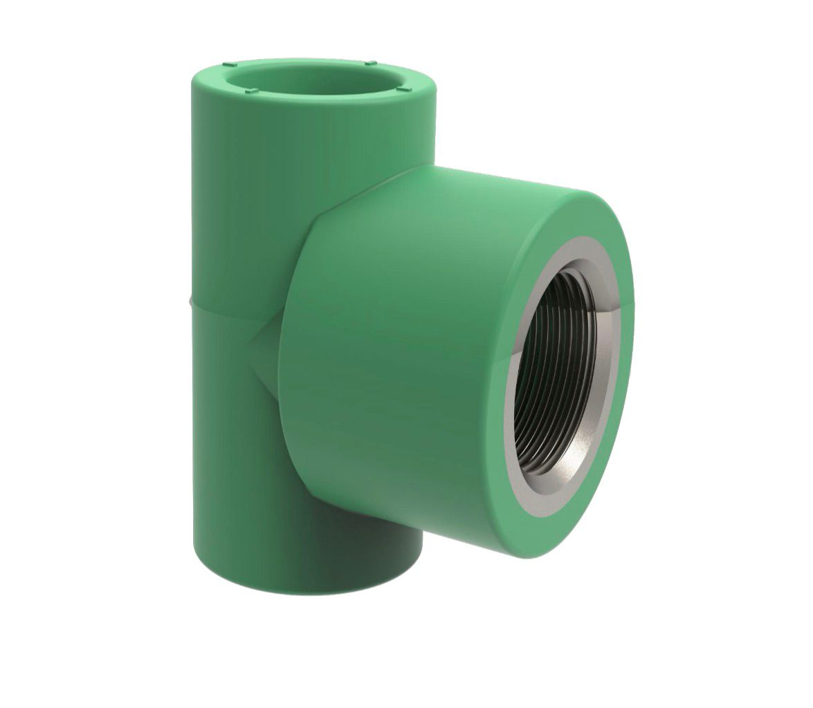 Té mixte PPR femelle Ø25 x 1/2"